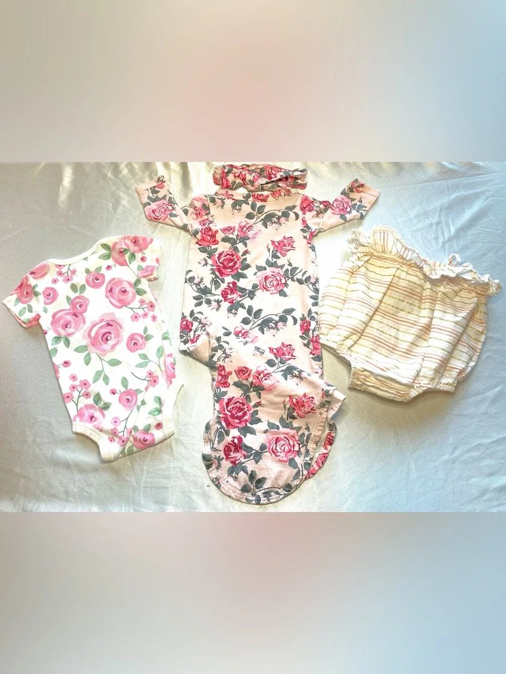 0-3 Months Baby Girl Assorted Brands Mixed Clothing Bundle/Lot